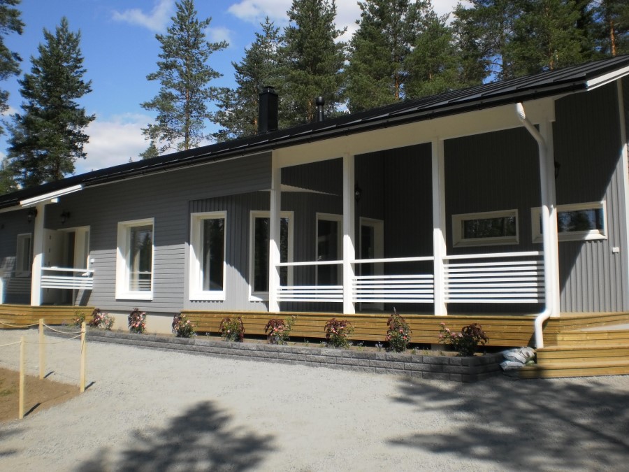 Omakotitalon rakennus, Kangasniemi